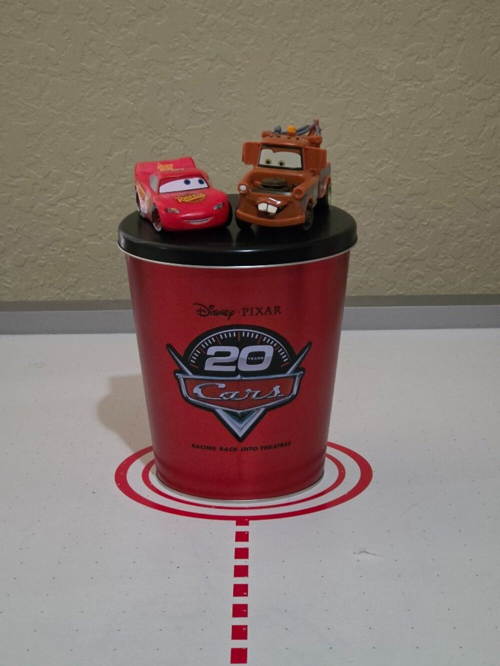 Cars Popcorn Bucket 20th Anniversary